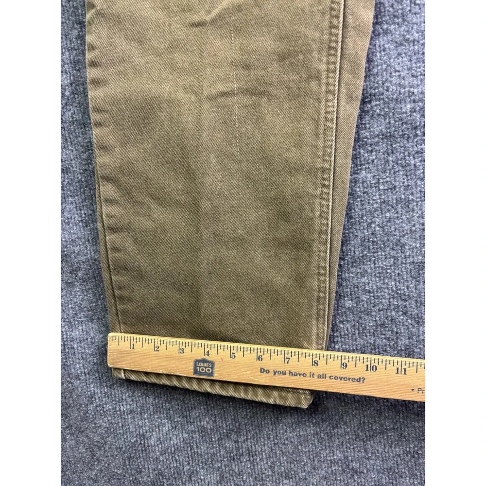 Carhartt‎ Flannel Lined Work Pants Mens 36x34 Brown Distressed B162